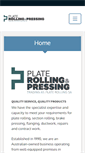 Mobile Screenshot of platerollingsa.com.au